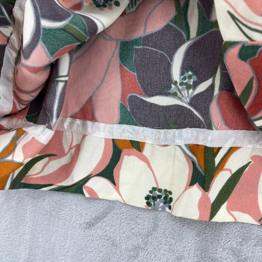 Justin McCarty Vintage Floral Print Super Wide Leg 70s Palazzo Pants - Picture 10 of 16